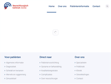 Tablet Screenshot of neurochirurgie-zwolle.nl